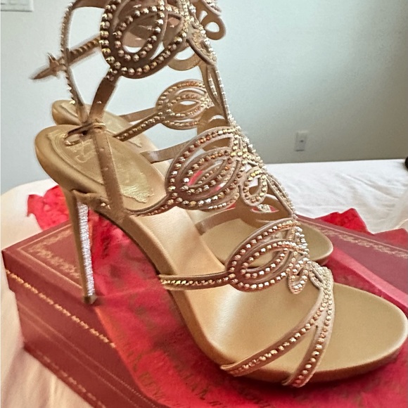 Brand new Rene Caovilla Gold sandals - Picture 6 of 9
